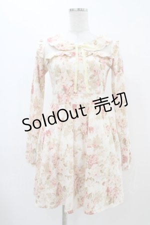 画像: LIZ LISA / ローズ柄ワンピース Free オフ H-25-11-26-1026-LO-OP-NS-ZH