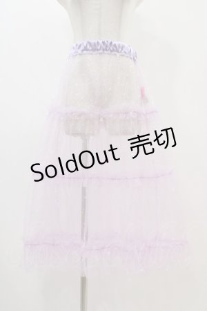 画像: Nile Perch / チュールオーバースカート Free ラベンダー H-25-11-26-1029-LO-SK-NS-ZH