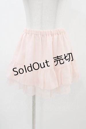 画像: LIZ LISA / ティアードシフォンミニスカート Free ピンク H-25-11-26-1031-LO-SK-NS-ZH
