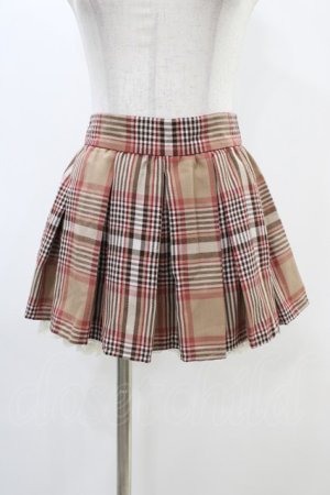 画像: LIZ LISA / チェック柄プリーツミニスカート Free ベージュ H-25-11-26-1036-LO-PA-NS-ZH