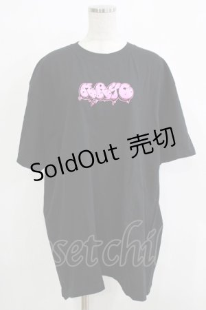 画像: 【SALE】KRY CLOTHING / プリントTシャツ  ブラック H-25-11-26-051-EL-TO-KB-ZT101