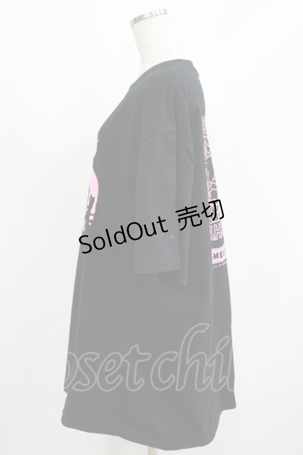 画像2: KRY CLOTHING / 「マイメロ」Tシャツ  ブラック H-25-11-26-052-EL-TO-KB-ZH (2)