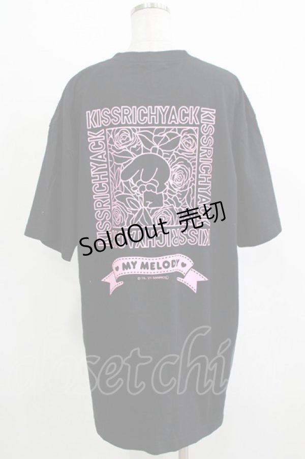 画像3: KRY CLOTHING / 「マイメロ」Tシャツ  ブラック H-25-11-26-052-EL-TO-KB-ZH (3)