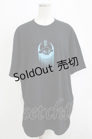 画像: 【SALE】KRY CLOTHING / プリント半袖カットソー XXL 黒 H-25-11-26-053-EL-TO-KB-ZT101