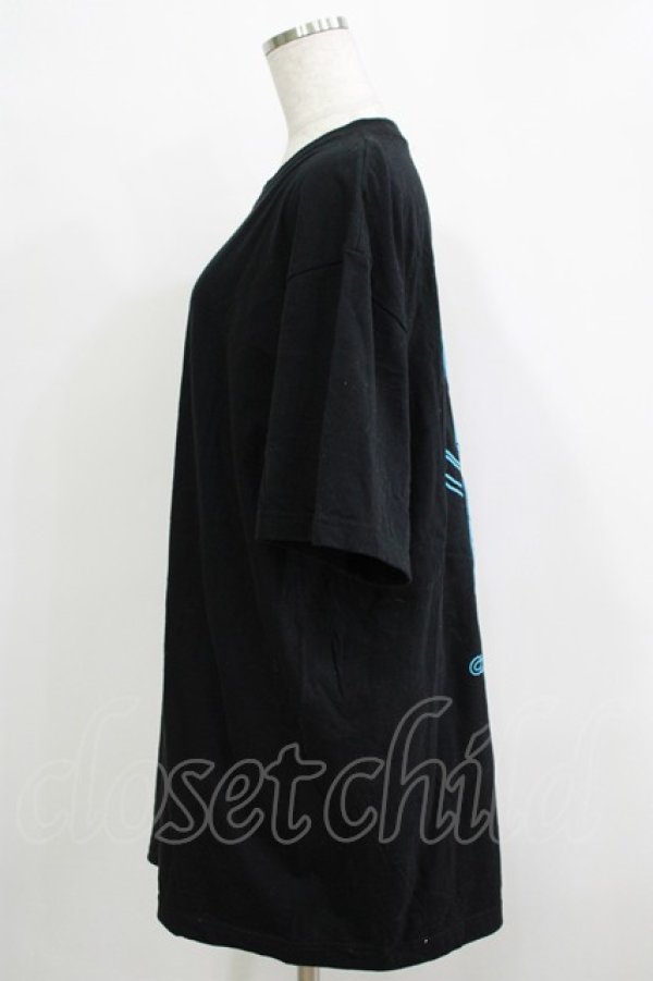 画像2: KRY CLOTHING / プリント半袖カットソー XXL 黒 H-25-11-26-053-EL-TO-KB-ZH (2)