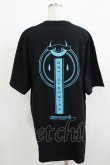 画像3: KRY CLOTHING / プリント半袖カットソー XXL 黒 H-25-11-26-053-EL-TO-KB-ZH (3)