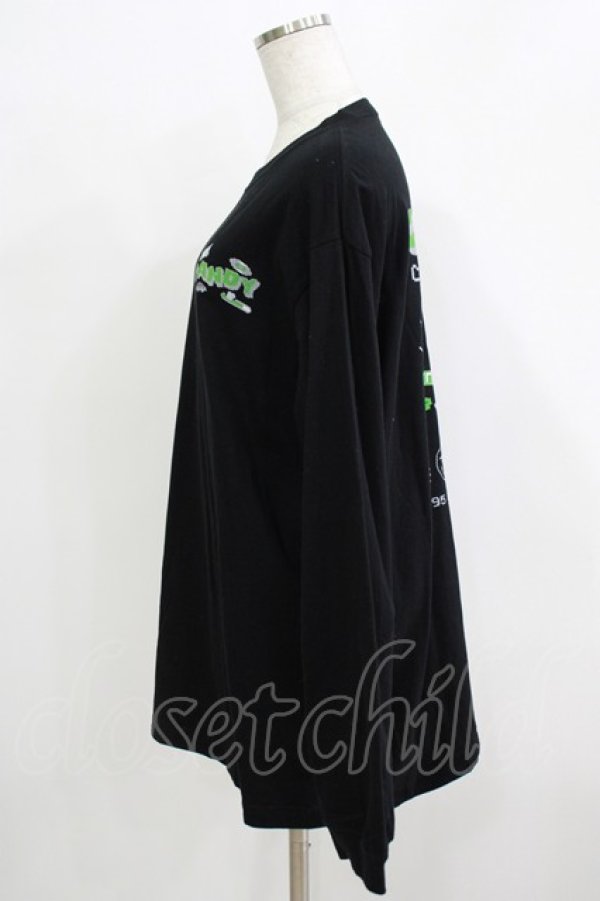 画像2: Candy Stripper / 8bit　L/S TEE  黒 H-25-11-26-054-PU-TO-KB-ZH (2)