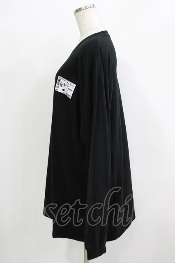 画像2: NieR Clothing / COTTON LONG CUTSEW XL 黒 H-25-11-26-055-PU-TO-KB-ZH (2)