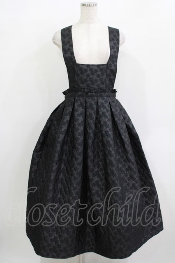 画像1: Candy Stripper / MARRY ME JUMPER SKIRT  ブラック H-25-11-26-006-PU-OP-KB-ZH (1)