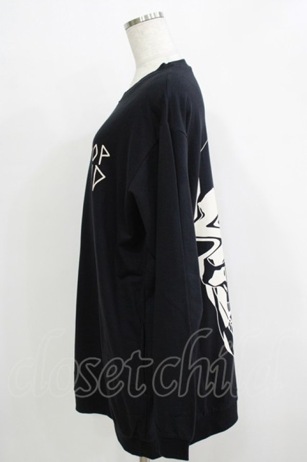 画像2: LONG CLOTHING / DROP ACID POCKET SWEAT M 黒 H-25-11-26-056-PU-TO-KB-ZH (2)