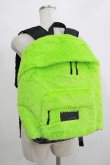 画像1: LAND by MILKBOY / FUR リュックサック  ライムグリーン H-25-11-26-059-MB-BG-KB-ZH (1)
