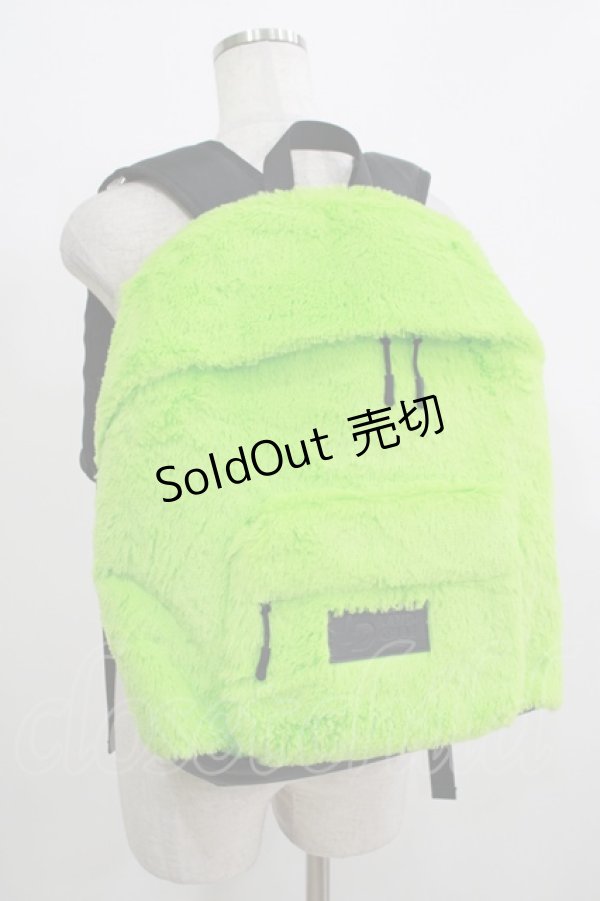 画像1: LAND by MILKBOY / FUR リュックサック  ライムグリーン H-25-11-26-059-MB-BG-KB-ZH (1)