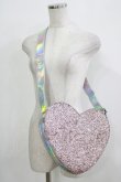 画像1: MILK / グリッターハートショルダー  ピンク H-25-11-26-060-ML-BG-KB-ZH (1)