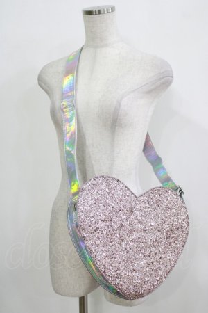 画像: MILK / グリッターハートショルダー  ピンク H-25-11-26-060-ML-BG-KB-ZH