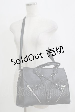 画像: KILL STAR / JADIS PENTAGRAM BAG  ブラック H-25-11-26-062-SL-BG-KB-ZH