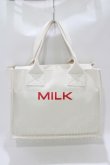 画像1: MILK / MILK Boxトート  オフ H-25-11-26-063-ML-BG-KB-ZH (1)