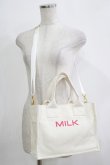 画像3: MILK / MILK Boxトート  オフ H-25-11-26-063-ML-BG-KB-ZH (3)