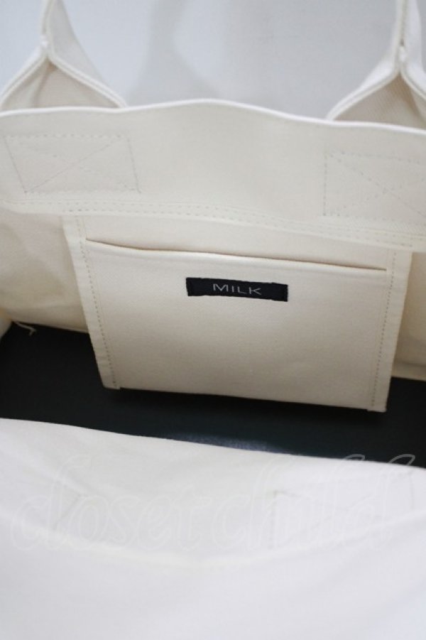 画像4: MILK / MILK Boxトート  オフ H-25-11-26-063-ML-BG-KB-ZH (4)