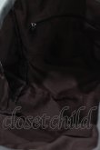 画像3: NieR Clothing / ロゴプリントバッグ  グレー H-25-11-26-064-PU-BG-KB-ZH (3)