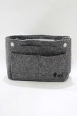 画像5: NieR Clothing / バッグインバッグ付バッグ  グレー H-25-11-26-065-PU-BG-KB-ZH (5)