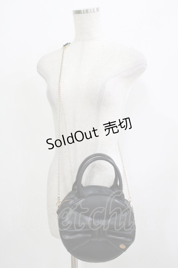 画像1: Leur Getter / 2WayリボンBag  ブラック H-25-11-26-067-LU-BG-KB-ZH (1)