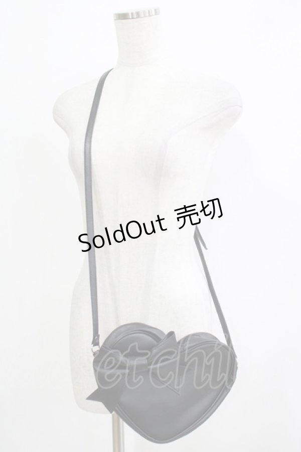 画像1: MILK / ハートポシェット  ブラック H-25-11-26-069-ML-BG-KB-ZH (1)