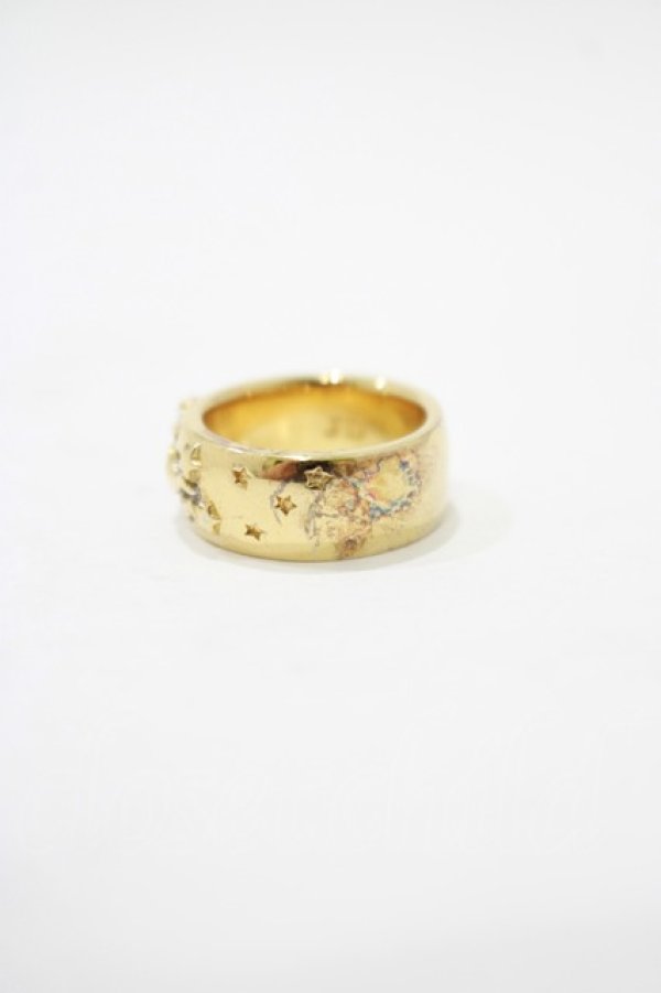 画像2: Justin Davis / LOVE WARRIORリング　 8 ゴールドフィニッシュ H-25-11-26-074-SL-AC-KB-ZH (2)