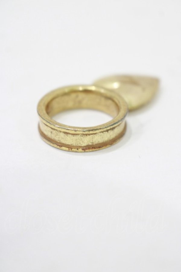 画像4: MILK / ハートチャームリング 約9号 ゴールド H-25-11-26-075-ML-AC-KB-ZH (4)