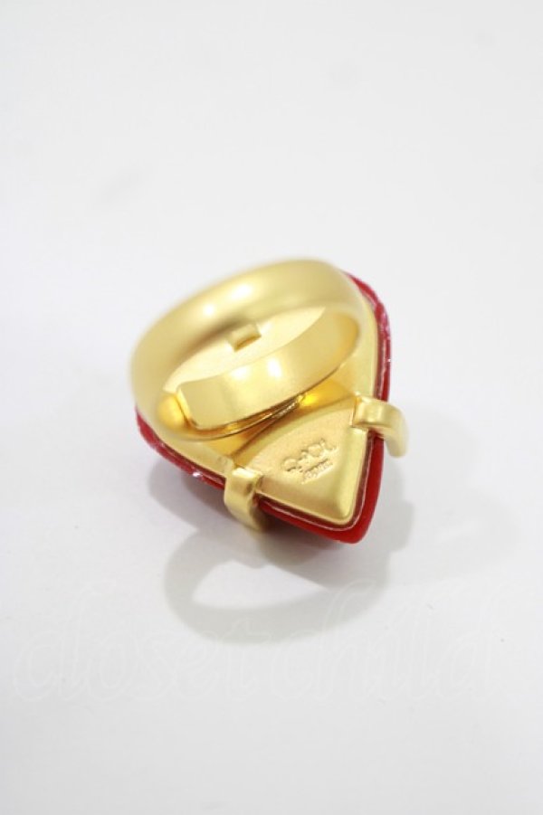 画像2: Q-pot. / ファイネストアムールショコラリング  レッド H-25-11-26-078-QP-AC-KB-ZH (2)