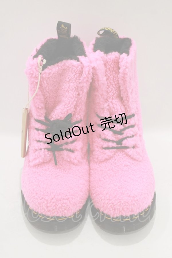 画像1: Dr.Martens （Getta Grip） / Pascal Faux Shearling Boots UK6(約25cm) CLASH PINK H-25-11-26-081-PU-SH-KB-ZH (1)