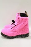 画像2: Dr.Martens （Getta Grip） / Pascal Faux Shearling Boots UK6(約25cm) CLASH PINK H-25-11-26-081-PU-SH-KB-ZH (2)
