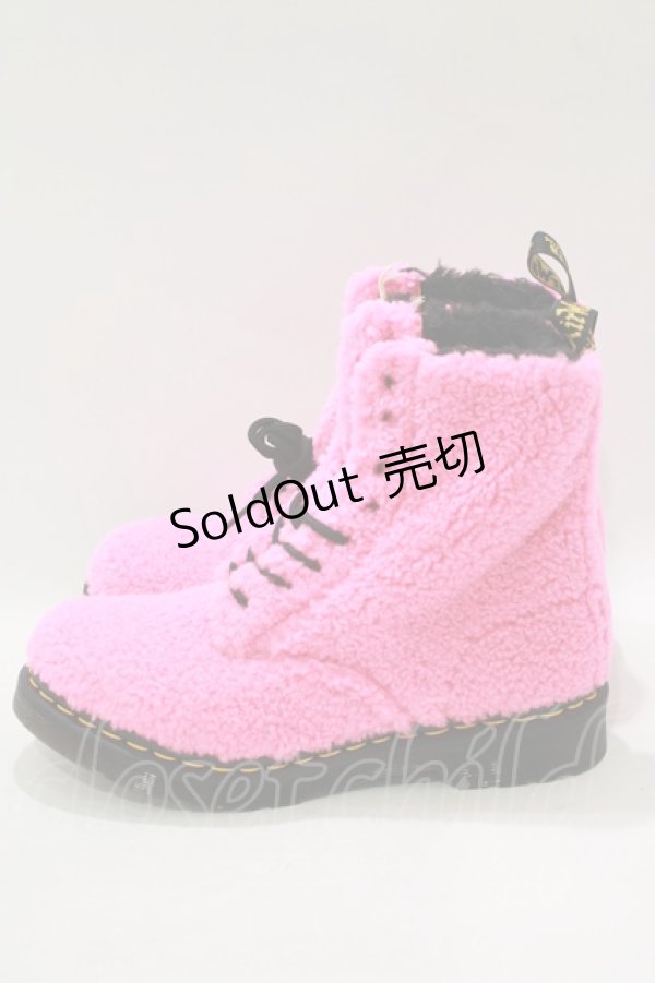 画像2: Dr.Martens （Getta Grip） / Pascal Faux Shearling Boots UK6(約25cm) CLASH PINK H-25-11-26-081-PU-SH-KB-ZH (2)