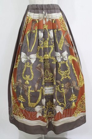 画像: Jane Marple Dans Le Salon / Merry melodiesロングスカート  グレイ H-25-11-26-009-JM-SK-KB-ZH