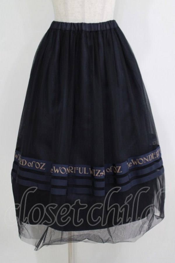 画像1: Jane Marple / The Wizard of Ozチュチュスカート  ネイビー H-25-11-26-010-JM-SK-KB-ZH (1)