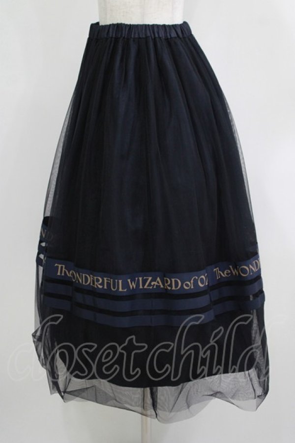 画像2: Jane Marple / The Wizard of Ozチュチュスカート  ネイビー H-25-11-26-010-JM-SK-KB-ZH (2)