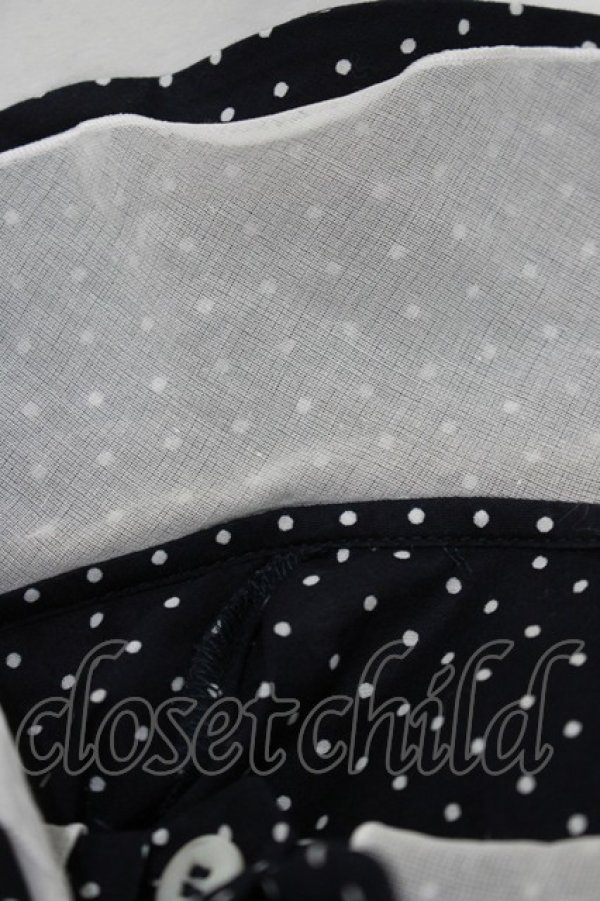 画像5: Jane Marple / フラワードットレースのワンピース M ネイビー H-25-11-26-011-JM-OP-KB-ZH (5)