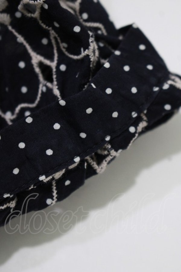 画像6: Jane Marple / フラワードットレースのワンピース M ネイビー H-25-11-26-011-JM-OP-KB-ZH (6)