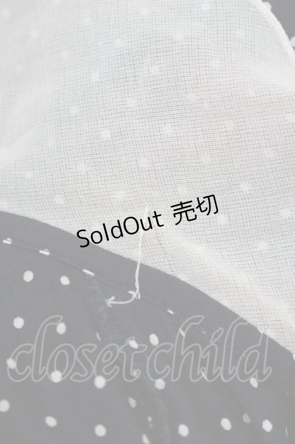 画像7: 【SALE】Jane Marple / フラワードットレースのワンピース M ネイビー H-25-11-26-011-JM-OP-KB-ZT065 (7)