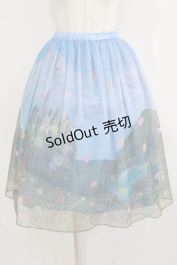 画像1: Jane Marple / Dreamy Dreamミドルチュチュスカート M ブルースカイ H-25-11-26-012-JM-SK-KB-ZH (1)