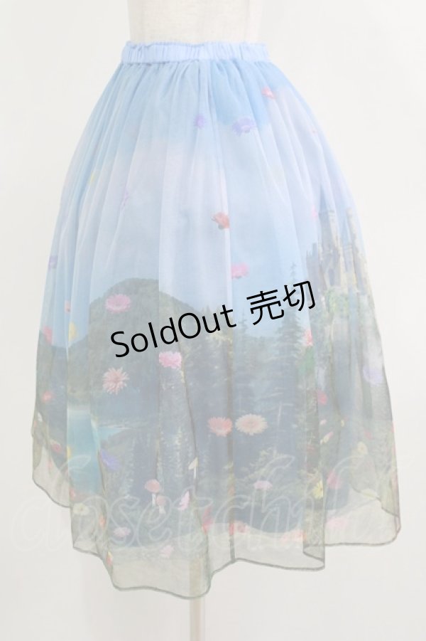 画像2: Jane Marple / Dreamy Dreamミドルチュチュスカート M ブルースカイ H-25-11-26-012-JM-SK-KB-ZH (2)