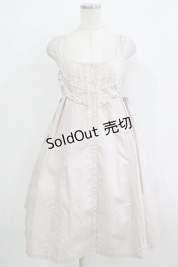 画像1: Emily Temple cute / ビンテージワッシャーノースリーブワンピース  ピンクベージュ H-25-11-26-014-ET-OP-KB-ZH (1)