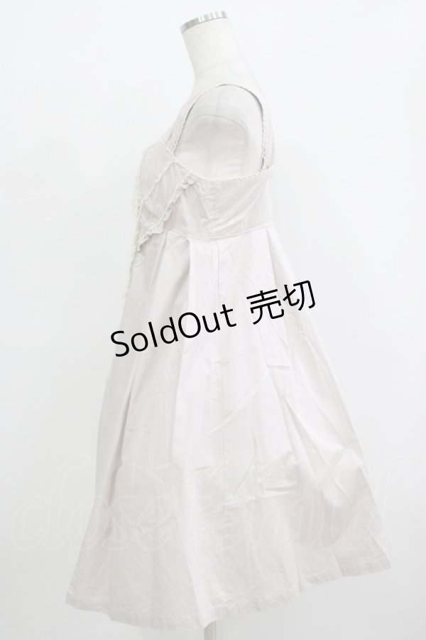 画像2: Emily Temple cute / ビンテージワッシャーノースリーブワンピース  ピンクベージュ H-25-11-26-014-ET-OP-KB-ZH (2)