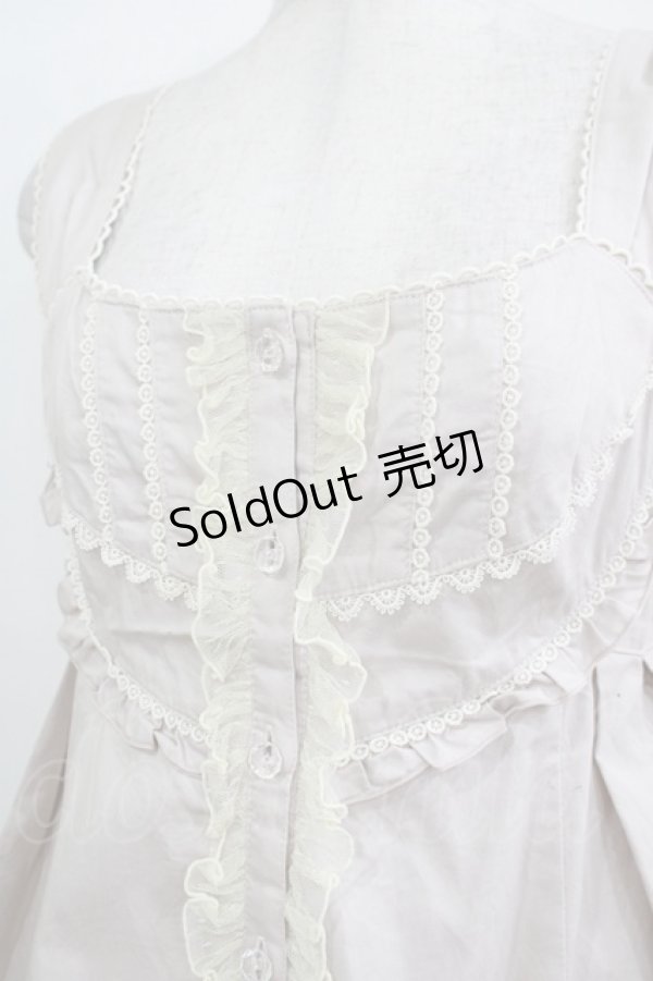 画像4: Emily Temple cute / ビンテージワッシャーノースリーブワンピース  ピンクベージュ H-25-11-26-014-ET-OP-KB-ZH (4)