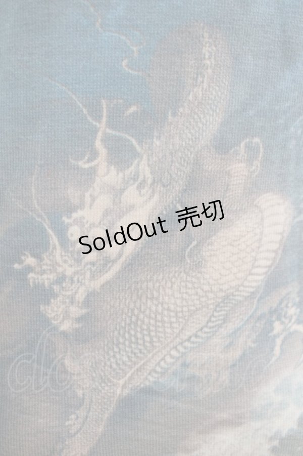 画像4: Ozz oneste / プリントニットワンピ  ブルー H-25-11-26-021-OO-OP-KB-ZH (4)