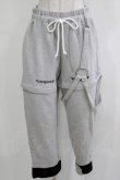 画像1: KRY CLOTHING / 2Wayスウェットパンツ  グレー H-25-11-26-023-EL-PA-KB-ZH (1)