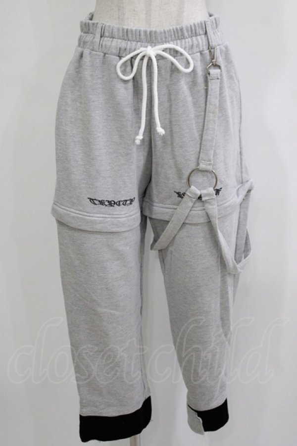 画像1: KRY CLOTHING / 2Wayスウェットパンツ  グレー H-25-11-26-023-EL-PA-KB-ZH (1)