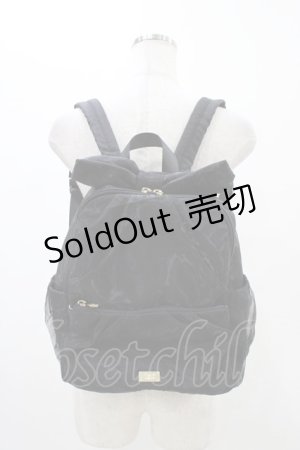 画像: HONEY SALON / リボンリュック  ブラック H-25-11-27-001-EL-BG-NS-ZH