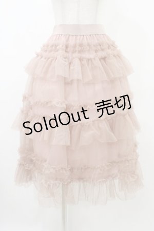 画像: FLC / 星名桜子 チュールスカート M ピンク H-25-11-27-044-0-SK-NS-ZH