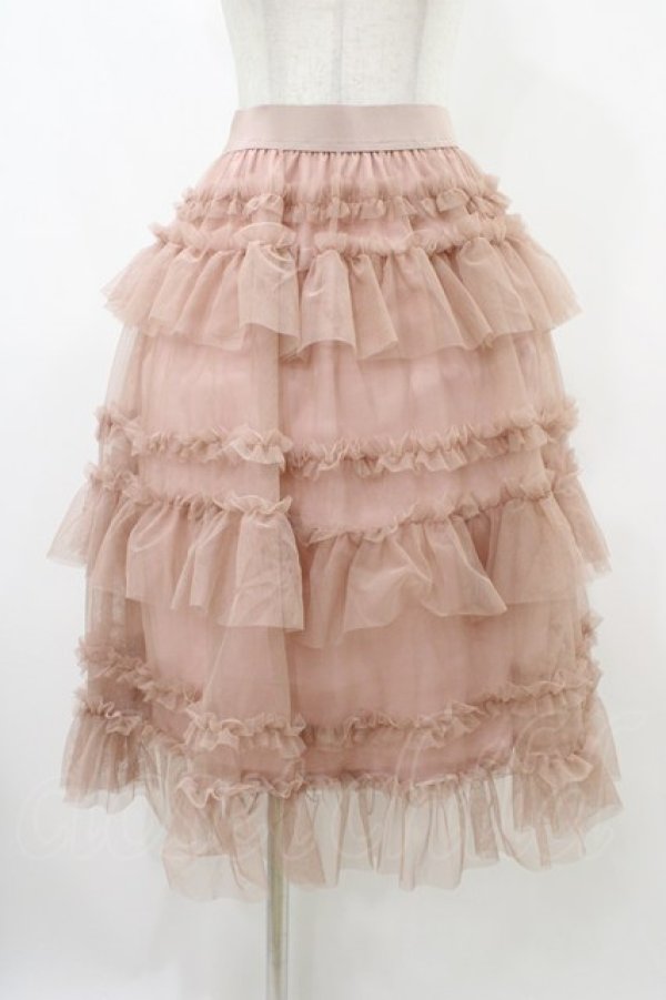 画像1: FLC / 星名桜子 チュールスカート M ピンク H-25-11-27-044-0-SK-NS-ZH (1)