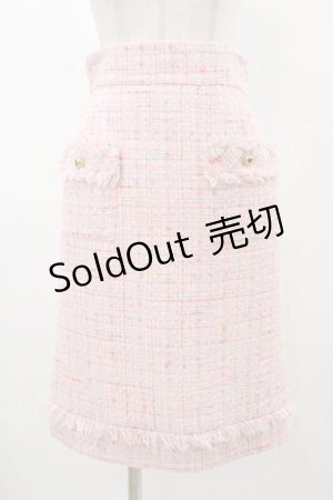 画像: PINKHOUSE CHELSEA / ツイードタイトスカート FREE ピンク H-25-11-27-045-0-SK-NS-ZH